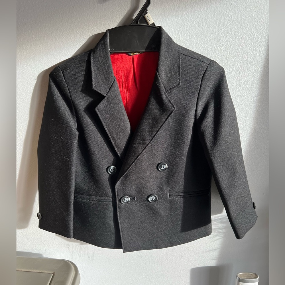 Toddler boys suit coat